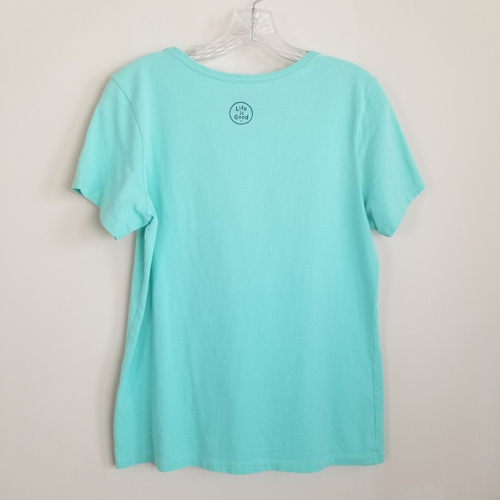 Life Is Good Down To Earth Short Sleeve Crusher Tee Classic Fit Medium - Picture 3 of 5
